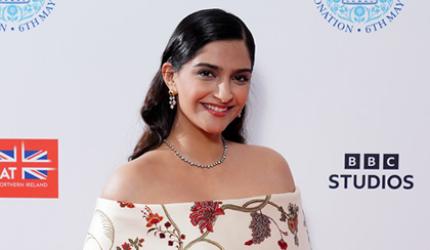 Sonam's Namaste At Coronation Concert