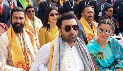 Alia-Ranbir, Katrina-Vicky At Ram Temple