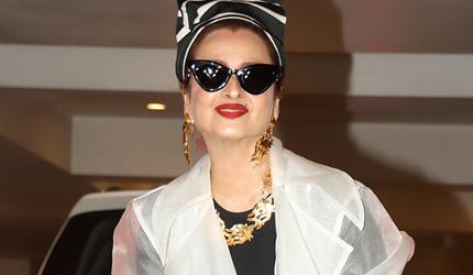 Rekha Steals Show At Shabana's 75th Party
