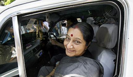 Swaraj concludes talks in Bangladesh, leaves for home