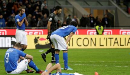 Heartbreak for Italy as they fail to qualify for World Cup