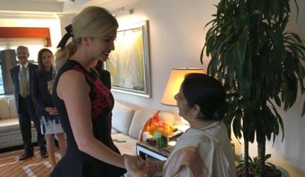 Ivanka Trump meets Sushma Swaraj, calls her 'charismatic' in tweet