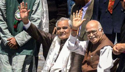 How Vajpayee rose on foundation built by Advani