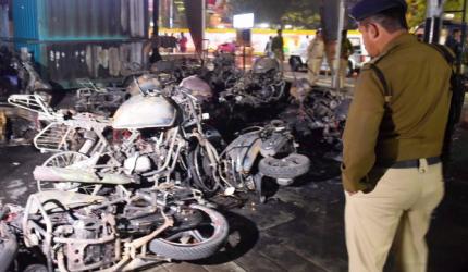 Bikes burnt, shops vandalised in protest against Padmaavat