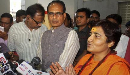 BJP pits Sadhvi Pragya against Cong's Digvijay Singh