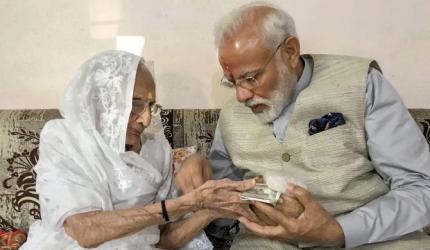 Why PM Modi doesn't live with his mother