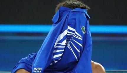 Can you identify the players at the Australian Open?