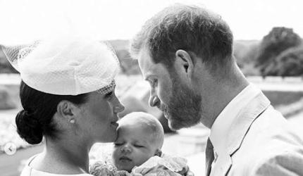 Harry, Meghan hold private christening for baby Archie