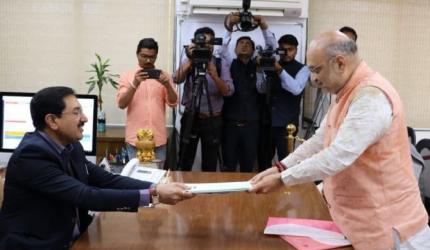 Amit Shah files nomination from Gandhinagar