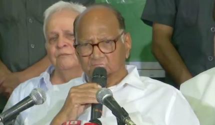 'Will sit in Oppn': Pawar rules out tie-up with Sena