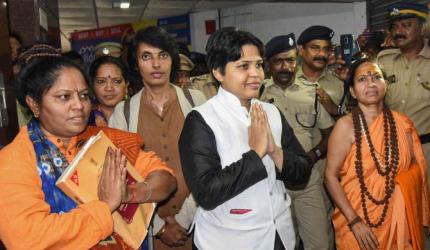 Desai cancels Sabarimala plan; govt says no security