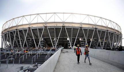 World's largest cricket stadium gears up to host Trump