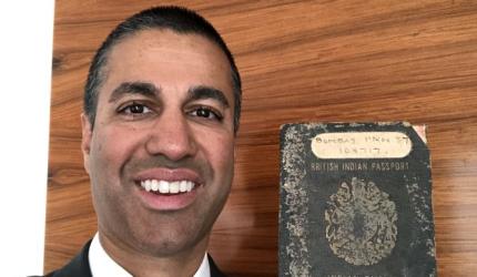 For Ajit Pai, coming to India with Trump is special