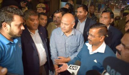 Kejriwal visits riot-hit areas, blame outsiders