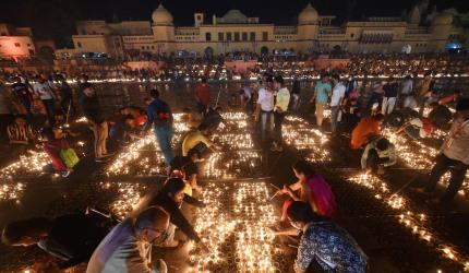 Ayodhya lights up for Ram's 'homecoming'; sets record