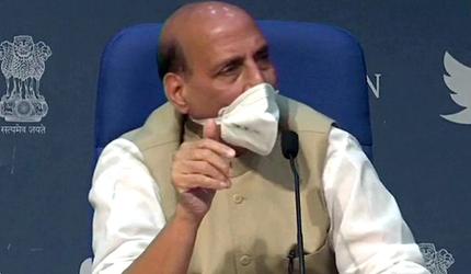 Opposition members' conduct in RS shameful: Rajnath