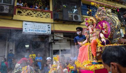 Ganesh Visarjan in the time of coronavirus