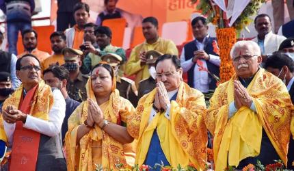 UP BJP netas discuss Brahmin reach out with Nadda