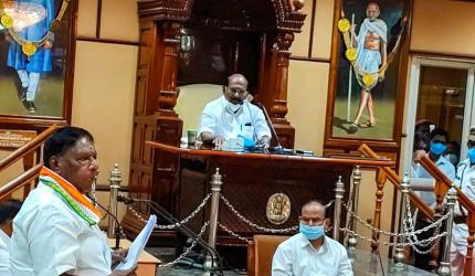 Puducherry ex-CM blames BJP, allies for fall of govt