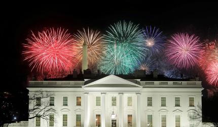 PIX: Biden inauguration ends with fireworks 