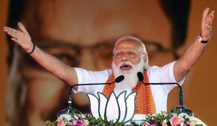 Modi's poll blitzkrieg: 20 rallies in WB, 6 in Assam