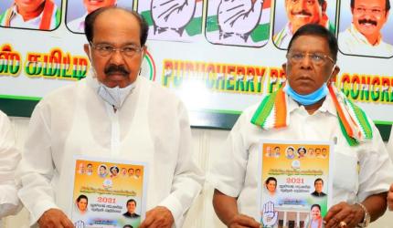 Congress promises free vaccination in Puducherry