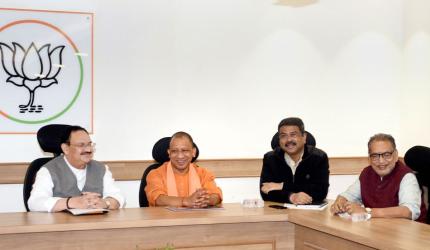 Top BJP leaders meet to discuss UP polls