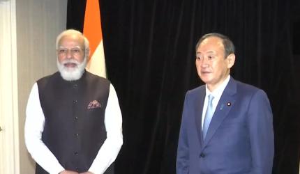 Modi, Suga vow to strengthen bilateral strategic ties