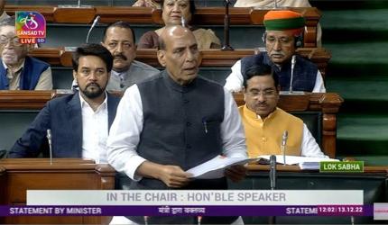 Army thwarted Chinese incursion in Arunachal: Rajnath