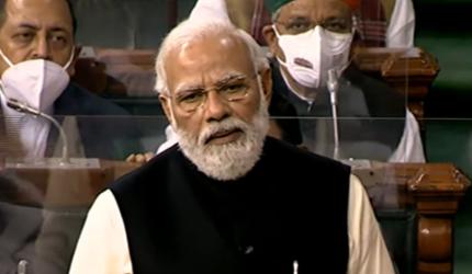 Cong caused spread of Covid in UP, U'khand: PM in LS