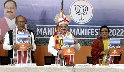 BJP woos Manipur with free scooters for college girls