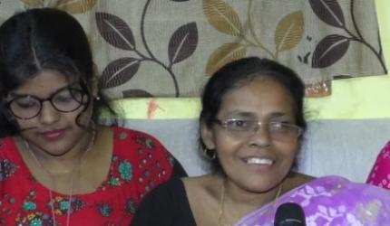 Mom, Daughters Clear Exams Together!