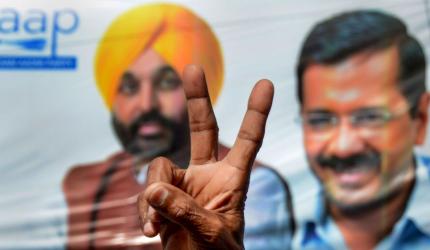 AAP storms to power in Punjab with 2/3rd majority