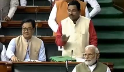 SEE: BJP MPs give rousing welcome to Modi in LS 