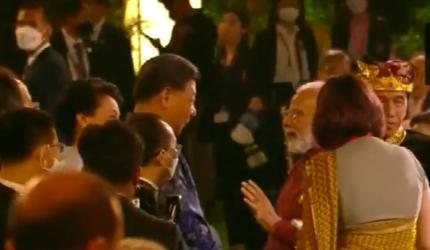 Modi, Xi come face to face at G20 dinner, shake hands