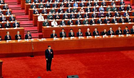 Xi Does The Honours at Party Congress