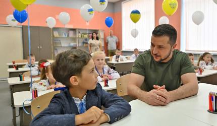 What Is Zelenskyy Doing In School?