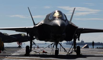 US stops taking F-35s as Chinese part found in engine