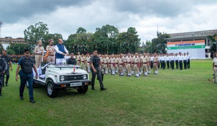 Muted I-Day in Manipur; Imphal wears deserted look