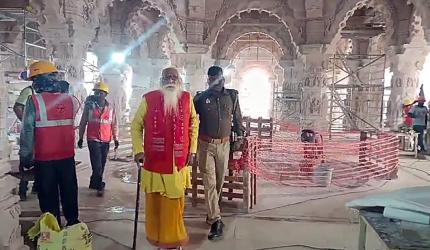 Ram Temple Head Priest Inspects Prep