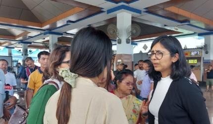 Delhi women's panel chief lands in Manipur 