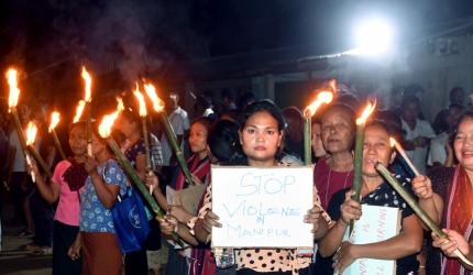 Manipur cops meet victims of parading incident