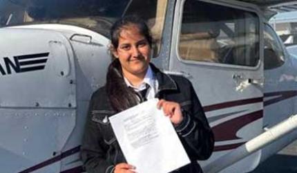 She's India's Youngest Commercial Pilot!