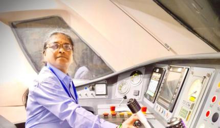 Asia's 1st woman loco pilot runs Vande Bharat Express