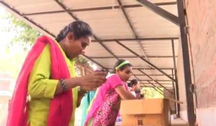 Blind Women Light Up Diwali