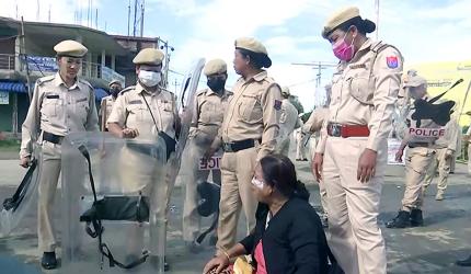 Clashes in Imphal over rearrest of a released youth