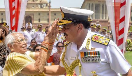 Mother Blesses New Naval Chief