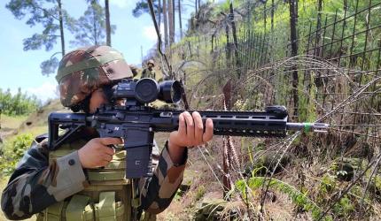 Army Vigil At LoC For Independence Day