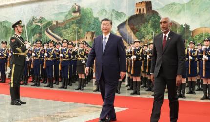 On India-Maldives row, China says it firmly...