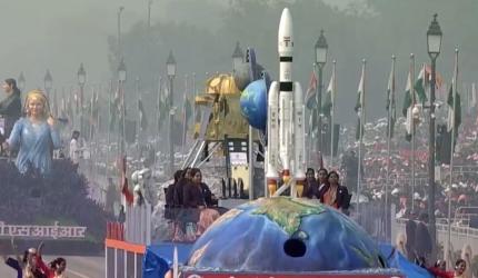 Chandrayaan-3 women scientists march at R-Day parade